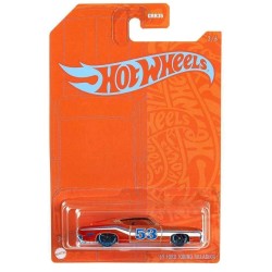 HOT WHEELS ORANGE AND BLUE SERIES '69 FORD TORINO TALLADEGA 2/6 GRR09