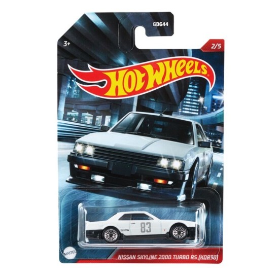 HOT WHEELS RALLY CULT RACERS NISSAN SKYLINE 2000 TURBO RS (KDR30) 2/5 GRP19