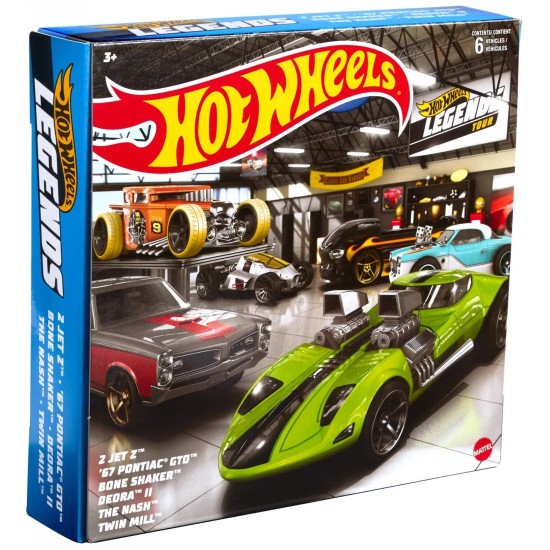 HOTWHEELS LEGENDS THEMED 6 PACK