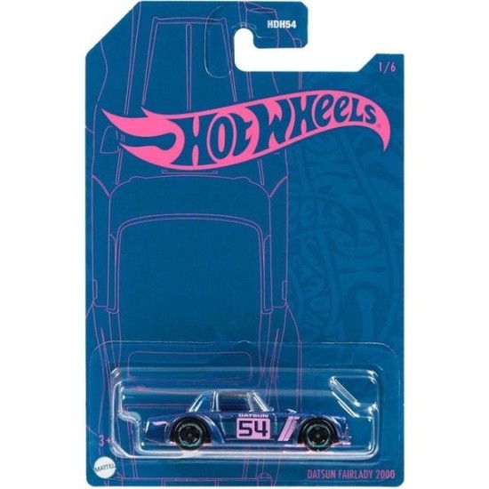 HOT WHEELS PEARL AND CHROME DATSUN FAIRLADY 2000 1/6 HDH61