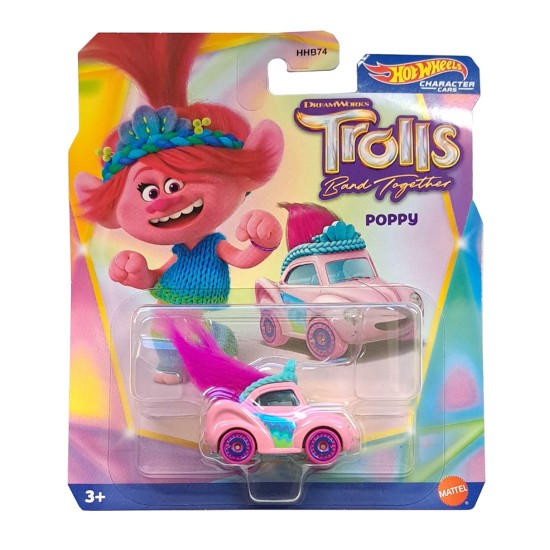 HOT WHEELS CHARACTER CARS TROLLS BAND TOGETHER POPPY HKV19