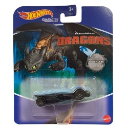 HOT WHEELS CHARACTER CARS HOW TO TRAIN YOUR DRAGON TOOTHLESS HNY14