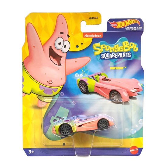 HOT WHEELS CHARACTER CARS SPONGEBOB SQUAREPANTS PATRICK HXC76