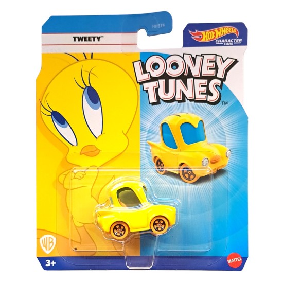 HOT WHEELS CHARACTER CARS LOONEY TUNES TWEETY BIRD HXC80