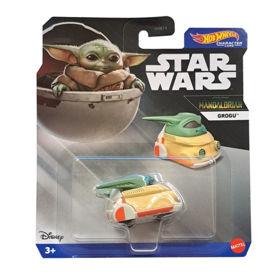 HOT WHEELS CHARACTER CARS STAR WARS THE MANDALORIAN GROGU HXC82