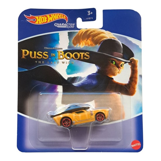 HOT WHEELS CHARACTER CARS PUSS IN BOOTS THE LAST WISH HYM00
