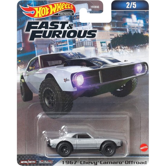 HOT WHEELS FAST & FURIOUS 1967 CHEVY CAMARO OFFROAD 2/5 HNW47