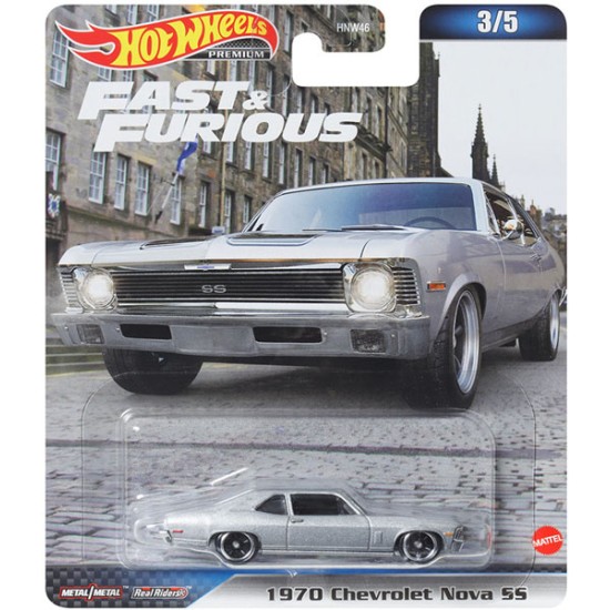 HOT WHEELS 2023 FAST AND FURIOUS 1970 CHEVROLET NOVA SS 3/5 HNW54