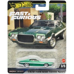HOT WHEELS PREMIUM FAST AND FURIOUS 1972 FORD GRAN TORINO SPORT 3/5 HYP72 HOT WHEELS PREMIUM FAST AND FURIOUS 1972 FORD GRAN TORINO SPORT 3/5 HYP72