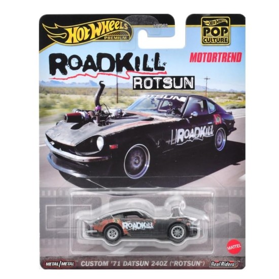 HOT WHEELS POP CULTURE 2023 MOTORTREND CUSTOM '71 DATSUN 240Z ROTSUN HKC37