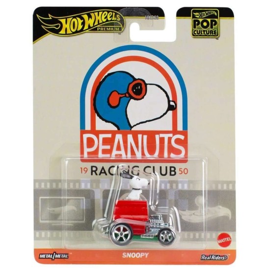 HOT WHEELS POP CULTURE PEANUTS RACING CLUB SNOOPY HVJ42