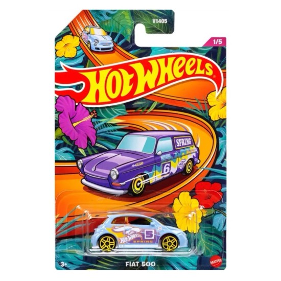 HOT WHEELS SPRING FIAT 500 1/5 HVX20