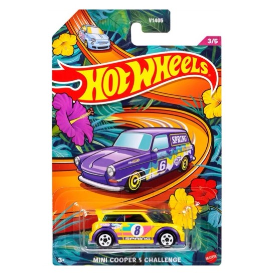 HOT WHEELS SPRING MINI COOPER S CHALLENGE 3/5 HVX22