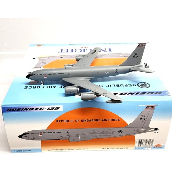 1/200 KC-135R SINGAPORE-AIR FORCE 753 WITH STAND IF135RSAF753