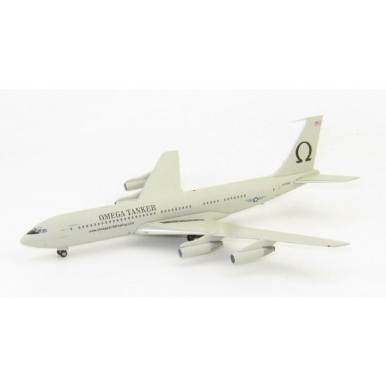 1/200 OMEGA TANKER BOEING 707-300 N707MQ WITH STAND IF707OME707