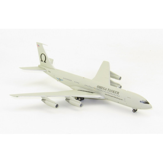 1/200 OMEGA TANKER BOEING 707-300 N707MQ WITH STAND IF707OME707