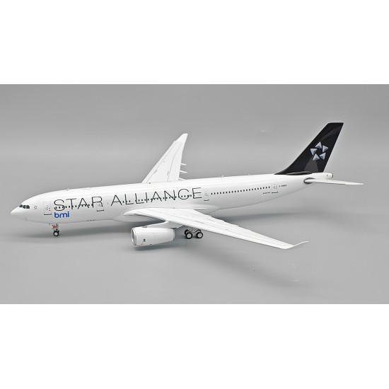 1/200 STAR ALLIANCE (BMI BRITISH MIDLAND) AIRBUS A330-243 G-WWBD WITH STAND ONLY 72 MODELS
