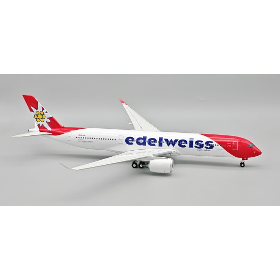 1/200 EDELWEISS AIR AIRBUS A350-941 HB-IHF WITH STAND LTD 1/200 EDELWEISS AIR AIRBUS A350-941 HB-IHF WITH STAND LTD