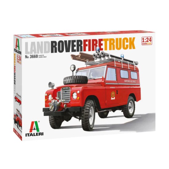 1/24 LAND ROVER FIRE TRUCK (PLASTIC KIT) IT3660