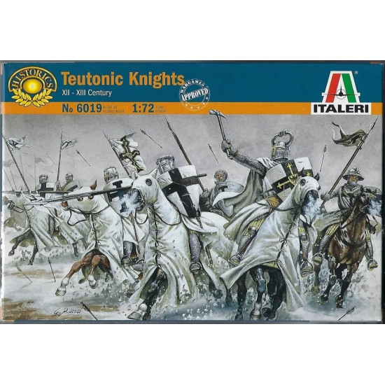 1/72 TEUTONIC KNIGHTS (PLASTIC KIT) 6019