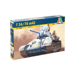 1/72 T34/76 RUSSIAN TANK (PLASTIC KIT) 7008
