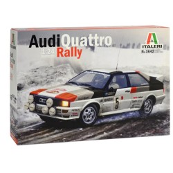 1/24 AUDI QUATTRO RALLY (PLASTIC KIT) 3642 1/24 AUDI QUATTRO RALLY (PLASTIC KIT) 3642