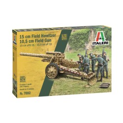 1/72 15CM FIELD HOWITZER 10.5CM GUN (PLASTIC KIT) 7082 1/72 15CM FIELD HOWITZER 10.5CM GUN (PLASTIC KIT) 7082