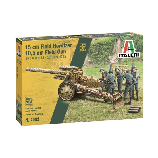 1/72 15CM FIELD HOWITZER 10.5CM GUN (PLASTIC KIT)