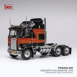 1/43 KENWORTH K 100 AERODYNE BLACK/RED 1976 TR229 1/43 KENWORTH K 100 AERODYNE BLACK/RED 1976 TR229