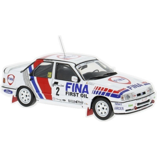 IXRAC459A - 1/43 FORD SIERRA RS COSWORTH 4X4 RALLY VAN LOOI 1990 NO.2 M.DUEZ/Y.BOZET