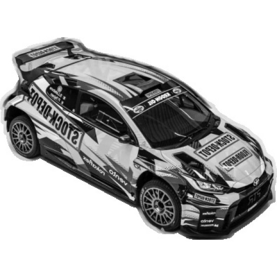 IXRAM1043 - 1/43 TOYOTA GR YARIS RALLY2 RALLY YPRES 2026 NO.2 S.LEFEBVRE/P.TSJOEN