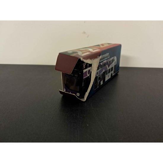 1/110 NEW ROUTEMASTER THE QUEENS PLATINUM JUBILEE TRANSPORT FOR LONDON TORN BOX