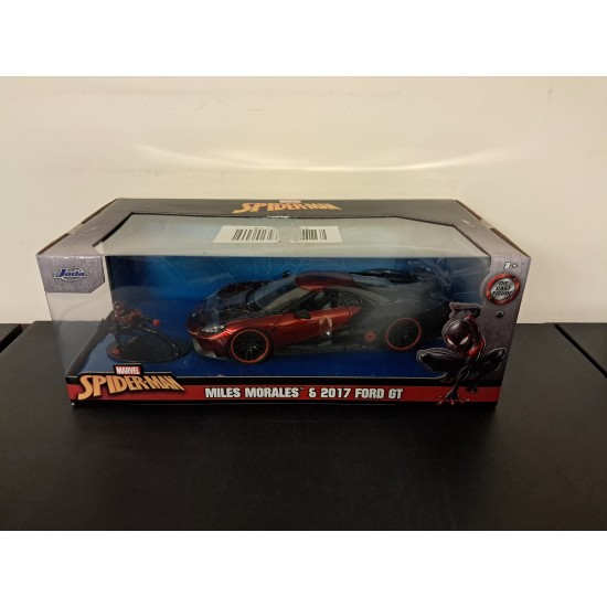 1/24 2017 FORD GT MILES MORALES FIGURE SPIDERMAN 31190 STICKER ON BOX WINDOW