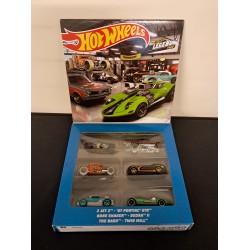 HOTWHEELS LEGENDS THEMED 6 PACK HDH52 BOX DAMAGE HOTWHEELS LEGENDS THEMED 6 PACK HDH52 BOX DAMAGE