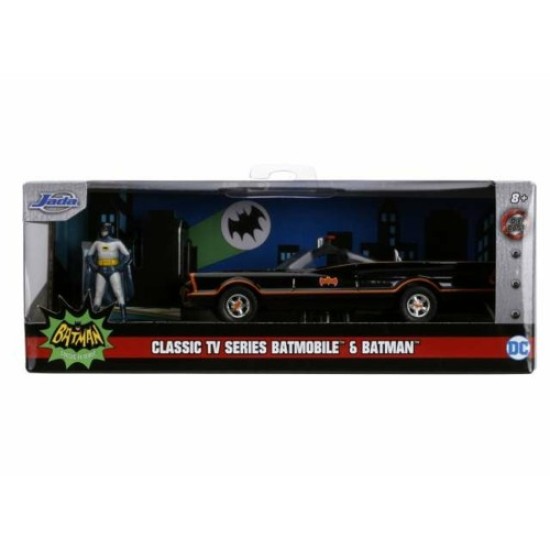 1/32 CLASSIC 1966 BATMAN BATMOBILE WITH BATMAN FIGURE DC COMICS