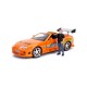 1/24 TOYOTA SUPRA FAST AND FURIOUS WITH BRIAN O CONNER FIGURE