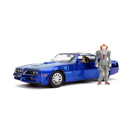 1/24 HENRY BOWERS PONTIAC FIREBIRD AND PENNYWISE FIGURE 31118