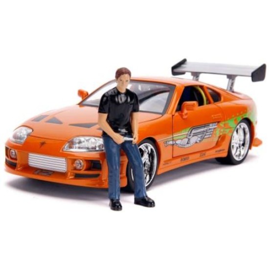 1/18 TOYOTA SUPRA FAST AND FURIOUS WITH BRIAN FIGURE 31139