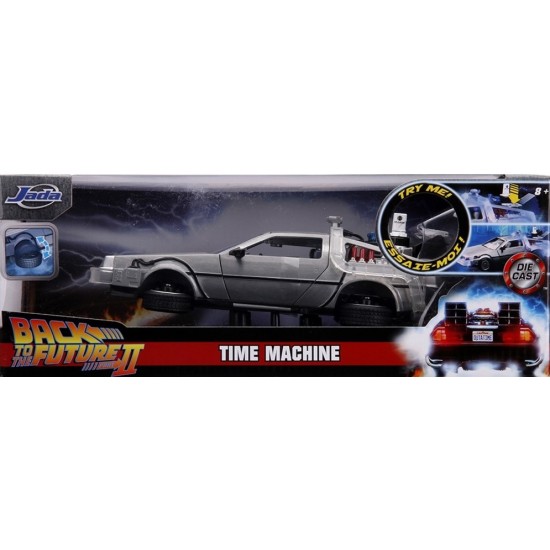 1/24 BACK TO THE FUTURE PART II DELOREAN TIME MACHINE - LIGHTS DO NOT WORK
