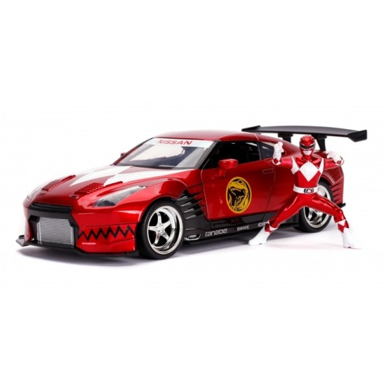1/24 2009 NISSAN GT-R AND RED POWER RANGER