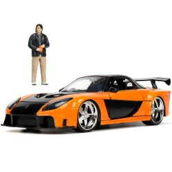 1/24 1995 MAZDA RX-7 WIDEBODY W/HAN FIGURE FAST AND FURIOUS TOKYO DRIFT 33174