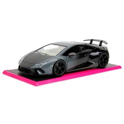 1/24 PINK SLIPS 2017 LAMBORGHINI HURACAN GRAY BLACK 34895