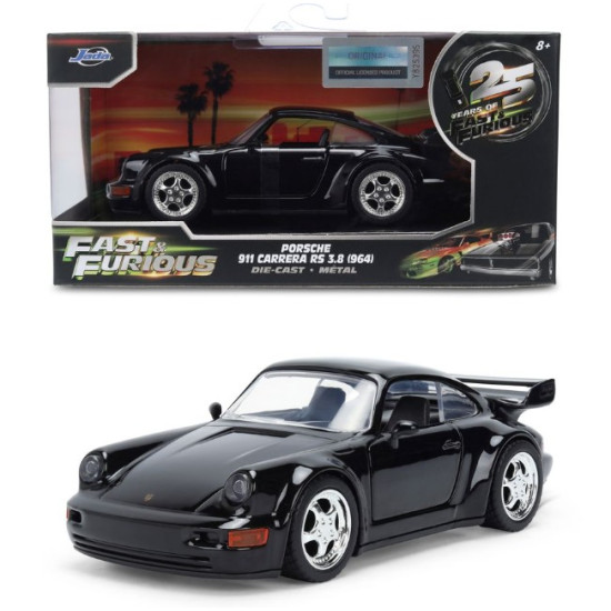 JAD36758 - 1/32 FAST AND FURIOUS - PORSCHE 964 - BLACK JAD36758 - 1/32 FAST AND FURIOUS - PORSCHE 964 - BLACK