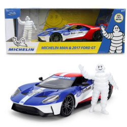 JAD37628 - 1/24 HOLLYWOOD RIDES - FORD GT 2017 WITH MICHELIN MAN JAD37628 - 1/24 HOLLYWOOD RIDES - FORD GT 2017 WITH MICHELIN MAN