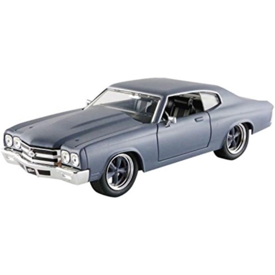 1/24 1970 CHEVROLET CHEVELLE FAST AND FURIOUS PRIMER GREY 97835