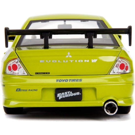 1/24 MITSUBISHI LANCER EVO VII FAST AND FURIOUS GREEN