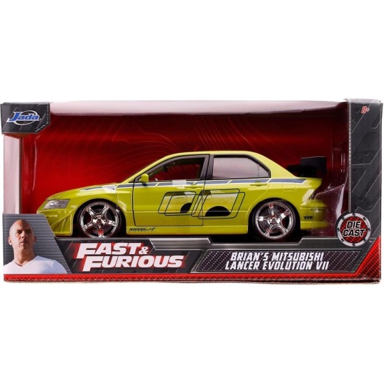 1/24 MITSUBISHI LANCER EVO VII FAST AND FURIOUS GREEN