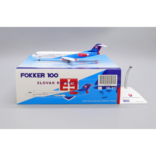 1/200 SLOVAKIA GOVERNMENT FLYING SERVICE FOKKER 100 OM-BYC LH2242