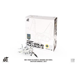 1/72 MIG-29UB FULCRUM B UKRAINE AIR FORCE VASYLKIV AIRBASE 2021 JCW-72-MG29-015