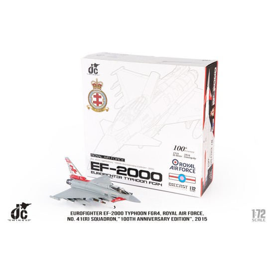 1/72 EUROFIGHTER EF-2000 TYPHOON FGR4 RAF NO. 41(R) SQN 2015 JCW-72-2000-010